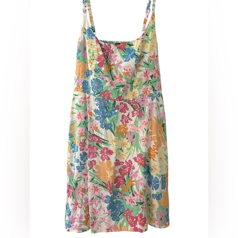 Old Navy Pink and Orange Sleeveless Sundress